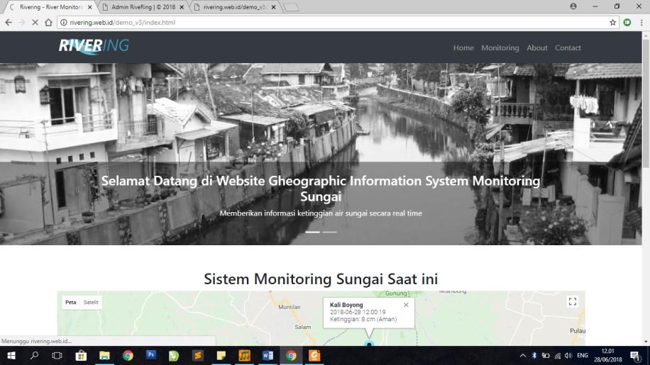 Sistem Monitoring Banjir Berbasis IOT dan WEBGIS